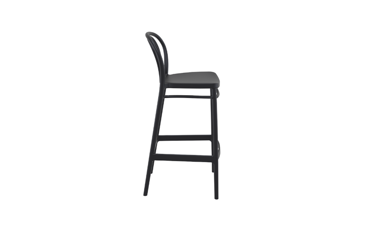 Lindeman Barstool 75 Black