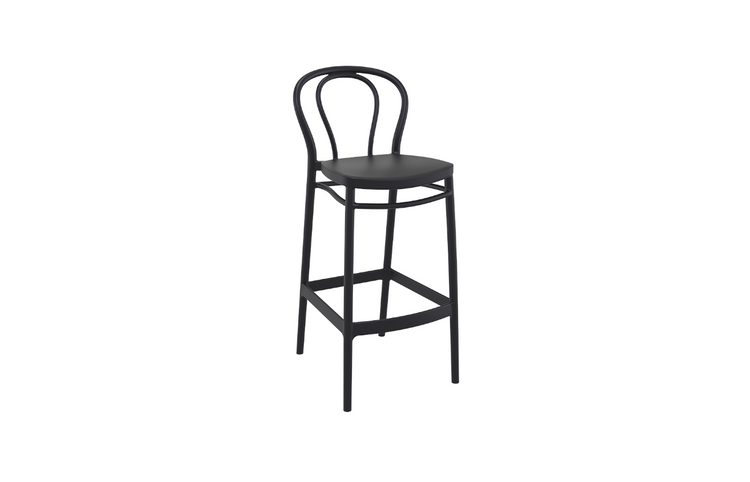 Lindeman Barstool 75 Black