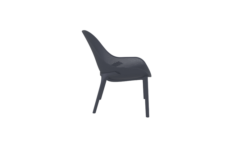 Carmila Lounge Chair Dark Grey