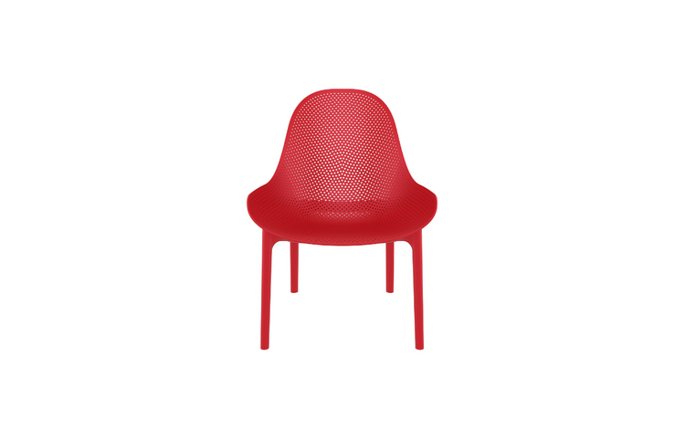 Carmila Lounge Chair Red