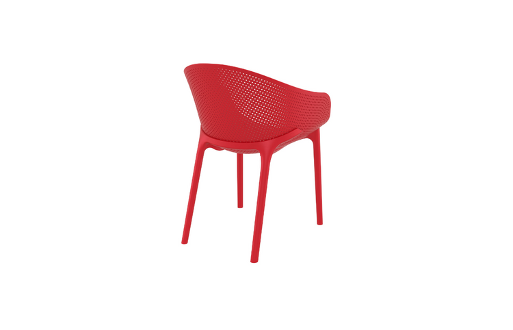 Carmila Armchair Red