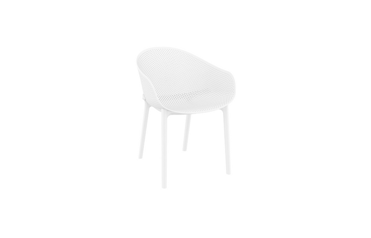 Carmila Armchair White