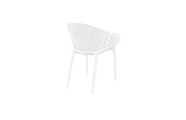 Carmila Armchair White