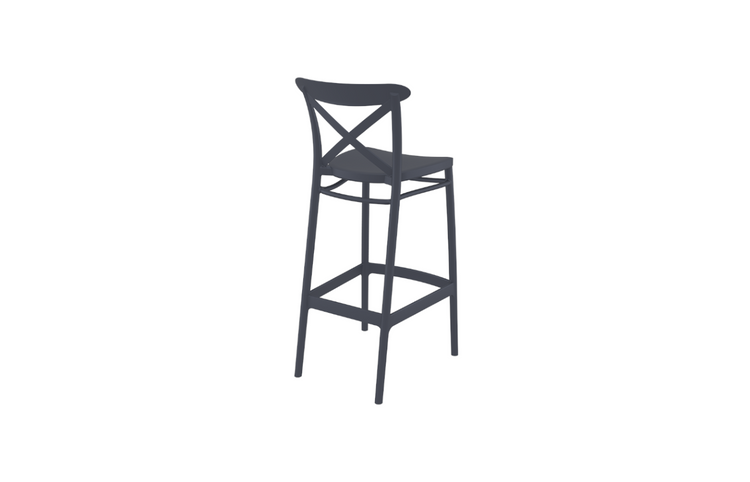 Wilson Barstool Charcoal 75