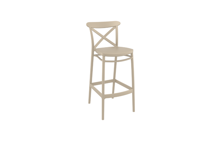 Wilson Barstool Taupe 75